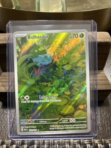 Bulbasaur 166/165 Scarlet & Violet Illustration Rare Holo