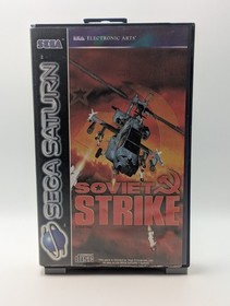 Soviet Strike - Sega Saturn -Complete With Manual -PAL Tested