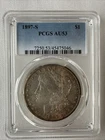 1897-S San Francisco US Mint Morgan Silver Dollar PCGS AU53