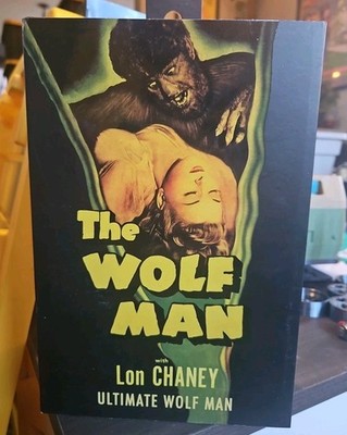 NECA The Wolf Man Ultimate Black & White Action Figure Universal Monsters SEALED