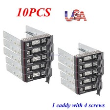 Lot of 10 Lenovo 2.5" SAS SATA Hard Drive Tray Caddy for SR650 SR550 SR850 SR590