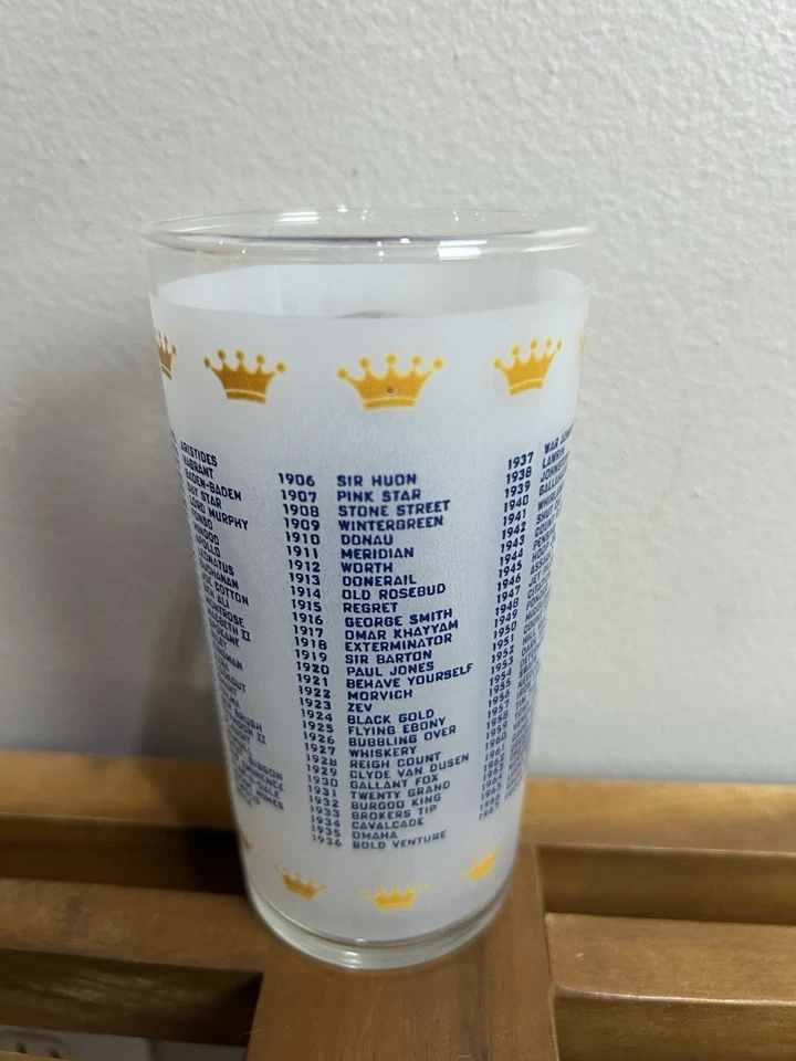 1968 年 KENTUCKY DERBY 官方完好 Julep 玻璃 Churchill Downs 状况完好 — 第 3/4 张图片