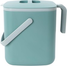 Kitchen Compost Bin Filter Free Odor Tight Countertop Food Waste Pail