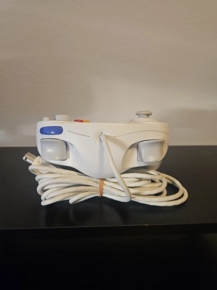 белый контроллер gamecube от оригинального производителя. Плотные джойстики. Проверено и работает - Изображение 3 из 4