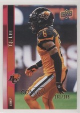 2021 Upper Deck CFL Red 161/165 TJ Lee #182 0q0m