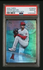 2022 Topps Shohei Ohtani 2021's Greatest Hits #21GH10 PSA 10 Gem Mint Dodgers 