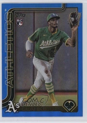 2025 Topps Update Blue Holo Foil 44/150 Denzel Clarke #US14 Rookie RC sc2