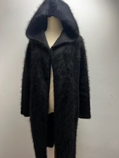 Angora Sweater Blend Fluffy Fuzzy Cardigan Su...