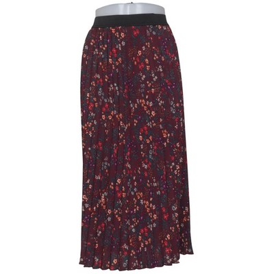 CeCe, Rock, Größe: M, Lila/Mehrfarbig, Polyester, Blumen, Damen #faA