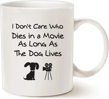 Funny Dog Coffee Mug for Lovers Christmas Gifts, I Don’t 11 Ounces, White 