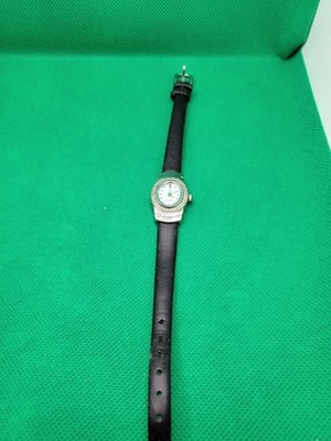 No-brand Women\'s Black and Silver Watch Ladies Unbranded Silver Watch With Black Band New Battery  main image 2
