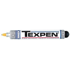 DYKEM 16060 Industrial Paint Marker,Fine Tip,Yellow 6RRF9