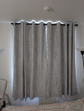 2x Dunelm Curtains 66 x 72 Inches Blackout