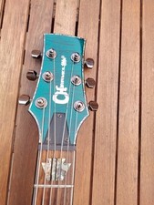 Charvel Desolation DC-1 ST Double Cutaway Transparent Blue Smear with EMG's