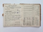 1918 antique WWI SOLDIER PAY RECORD book RALPH S RICE ct AEF US ARMY 20th ENGRS — photo 3
