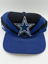 Rare Vintage Dallas Cowboys NFL Apex One Two Tone Wraparound Snapback Cap Hat