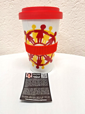 Kaffeebecher To Go, Whatever it Takes , Paloma Picasso, Zertifikat, H = 14 cm