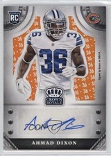 2014 Panini Crown Royale Retail Jersey Number 31/36 Ahmad Dixon #S-AD Auto 0s0n