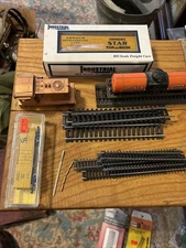 Vintage HO Train Cars Track Ets Collection 