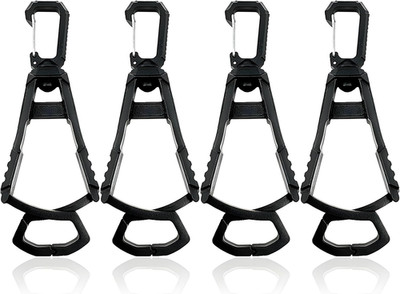 4Pcs Glove Clips for Work Glove Holders, Powerful Bite Glove Holder for Belt and