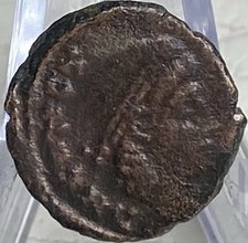Nice Ancient Roman Coin 337AD-342AD Emperor Constans Wreath Authentic Scarce