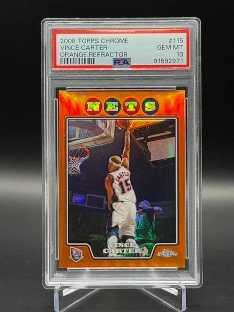 Vince Carter 10 Graded Basketball Sports Trading Cards