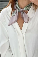 100% Satin Scarf, Summer Scarf, Light Green Scarf, Head Neck Hair Scarf