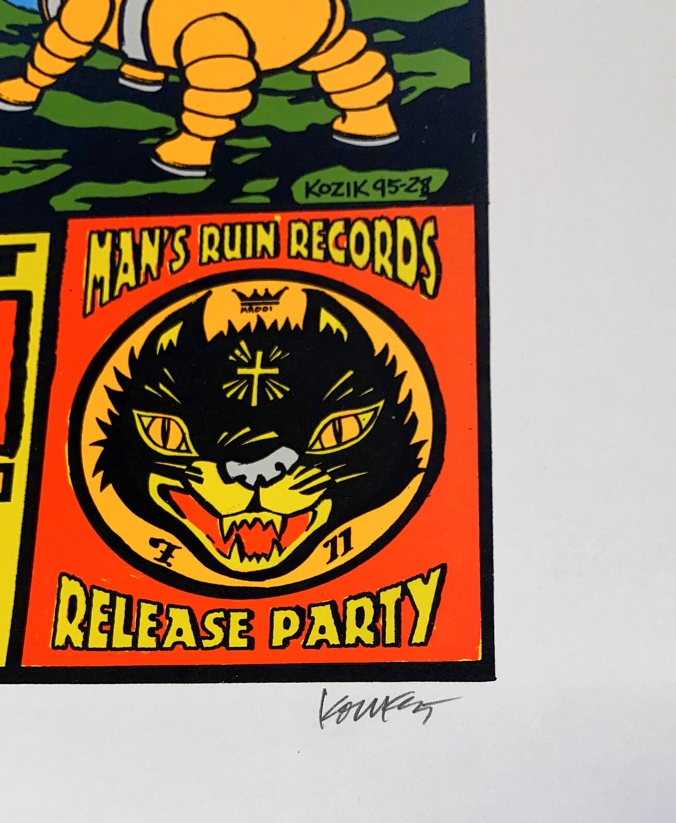 KOZIK STEEL POLE BUTH TUB シルクスクリーンポスター Lot Detail - Steel Pole Bath Tub at The Kilowatt Original