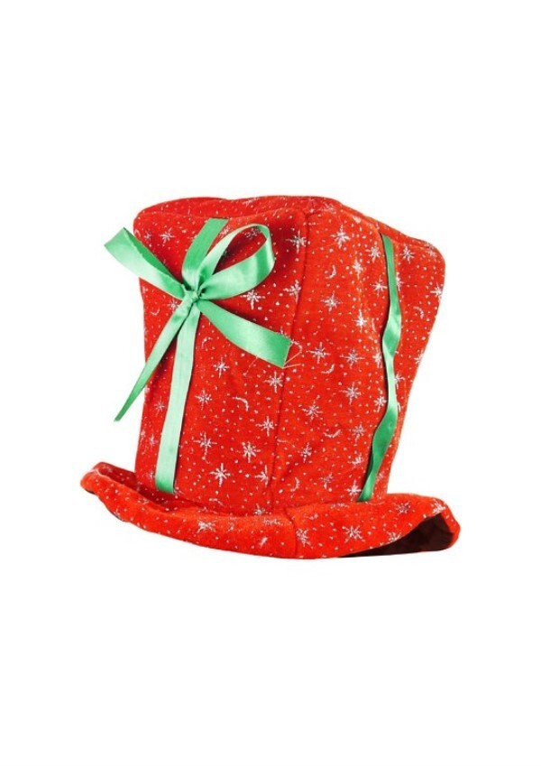 Glittery Christmas Present Hat