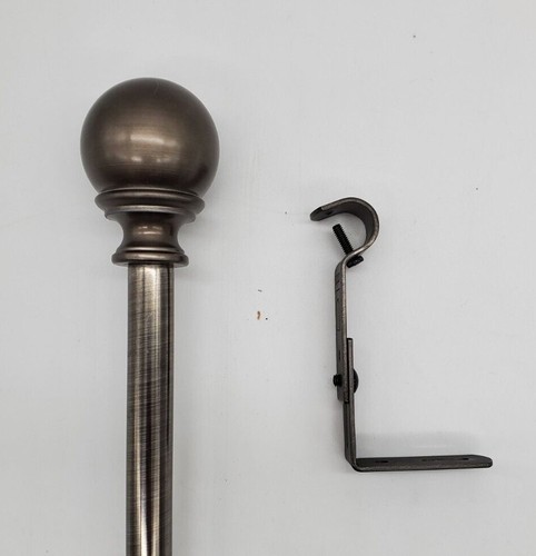 Asta per tenda regolabile Valley Ball 5/8" - peltro - tre misure disponibili - Foto 2 di 2