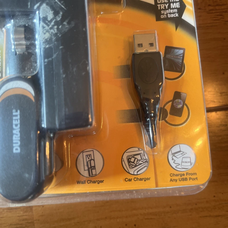 Duracell 3 In 1 Charger Use With iPod LG Samsung Motorola Kindle Nook Car & Home - Image 3 of 4