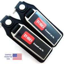 Key Fob Key Ring Keychain for Toro Riding Lawn Mower Tractor  (2-Pack)