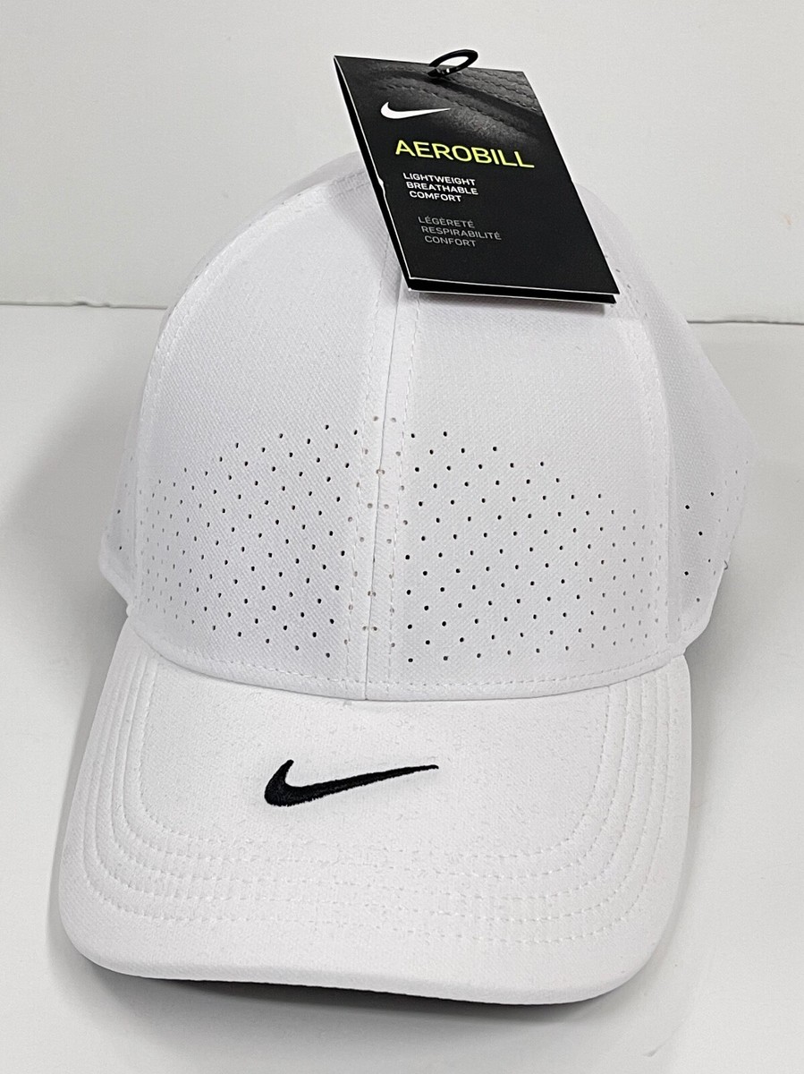 Aerobill All White Nike Cap Rise Cap White/Black Flexfit - Main Image
