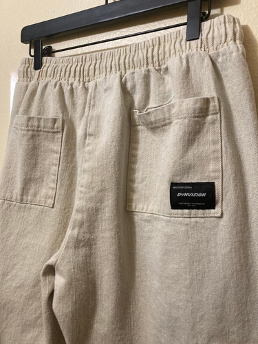 Dynvision Reconstruct Trend Herren Streetwear beige Cargo Joggerhose Gr. S/M - Bild 6 von 11