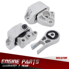 3pc 6 Speed Motor & Trans Mount Set For 2017-2021 Jeep Compass 2.4L 68278029AB