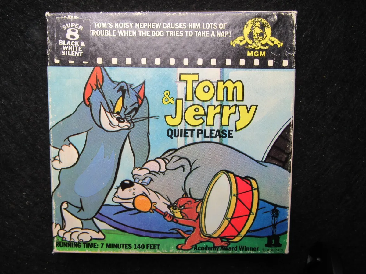 Vintage Tom &Amp; Jerry Quiet Please Super 8 Color 140' Silent M-110 |  Ebay