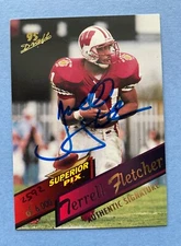 1995 Superior Pix Terrell Fletcher #94 Autograph 2592/6000