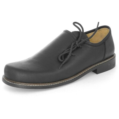 German Trachten Men's Traditional Shoes Oktoberfest Haferlschuh Leather Soles