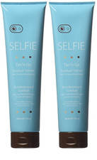 Selfie Tan'n Go Gradual Tanner with 24 Hour Moisturizers, 9 Oz 2 Pack 