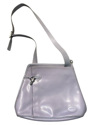 Vintage Longchamp Bag Lavender Leather Crossbody Purse