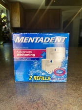 Mentadent Advanced Whitening 2 Refills Arm & Hammer Sealed Box Refreshing Mint
