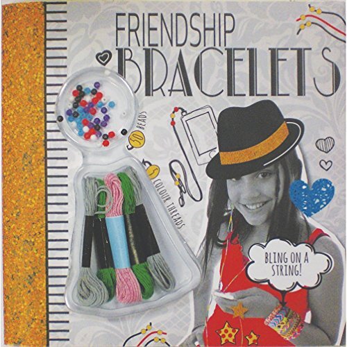Friendship Bracelets (Craft Kit with 50 Beads and 5 Coloured Thr