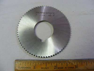 Brown & Sharpe B&S Slotting Slitting Saw Cutter 2 3/4 x .144 x 1 NOS (hou) a15 