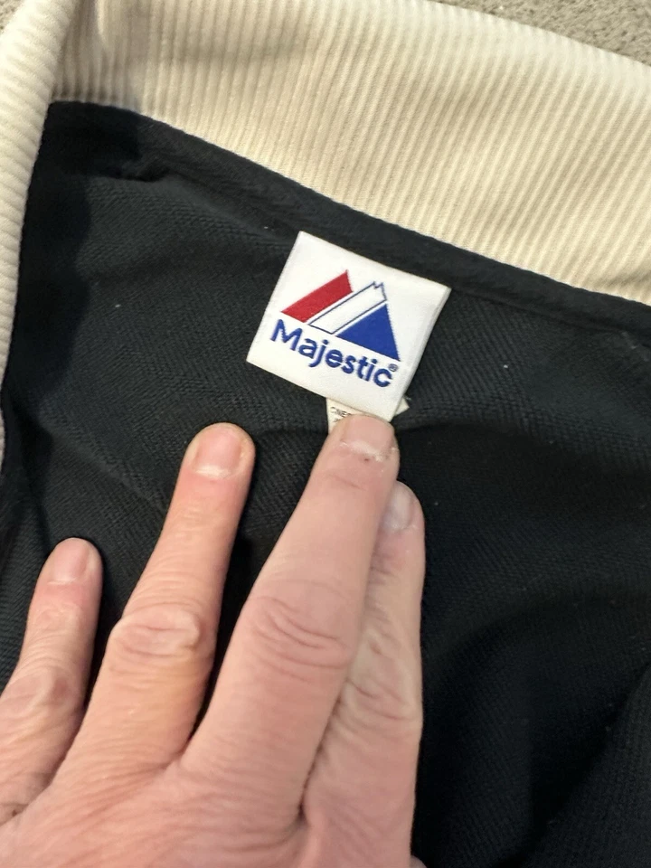 Majestic Los Angeles Lakers Warm Up Basketball Black Jacket NBA Size 4XL - Image 2 of 4