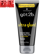Got2b Ultra Glued Invincible Styling Hair Gel, 6 oz