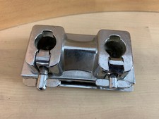 Double Rack Tom Arm Holder Post Mount Bracket 3/4" Bass Drum 90s Vtg Import Part