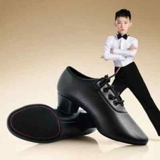 New Men Latin Dance Shoes Boy Low Heels Ballroom Dancing Shoes Modern Jazz Shoes