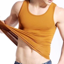 Plus Size L-7XL Mens Cotton Tank Tops A-shirt Sport Gym Athletic Undershirt HOT