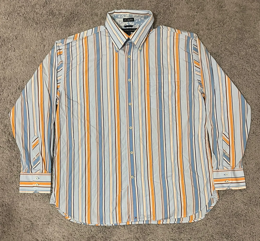 Tommy hilfiger 80's cheap 2 ply fabric shirt