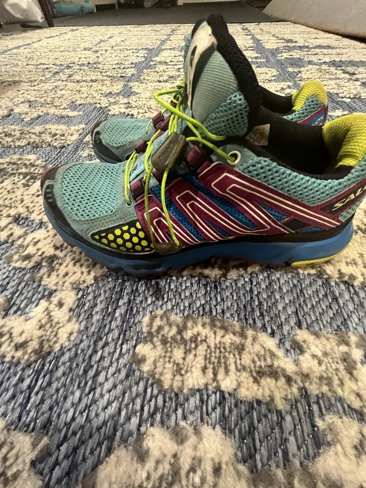 Salomon Scarpa Donna XR Mission 3 Athletic Trail Running (171383) Blu Taglia 6 M